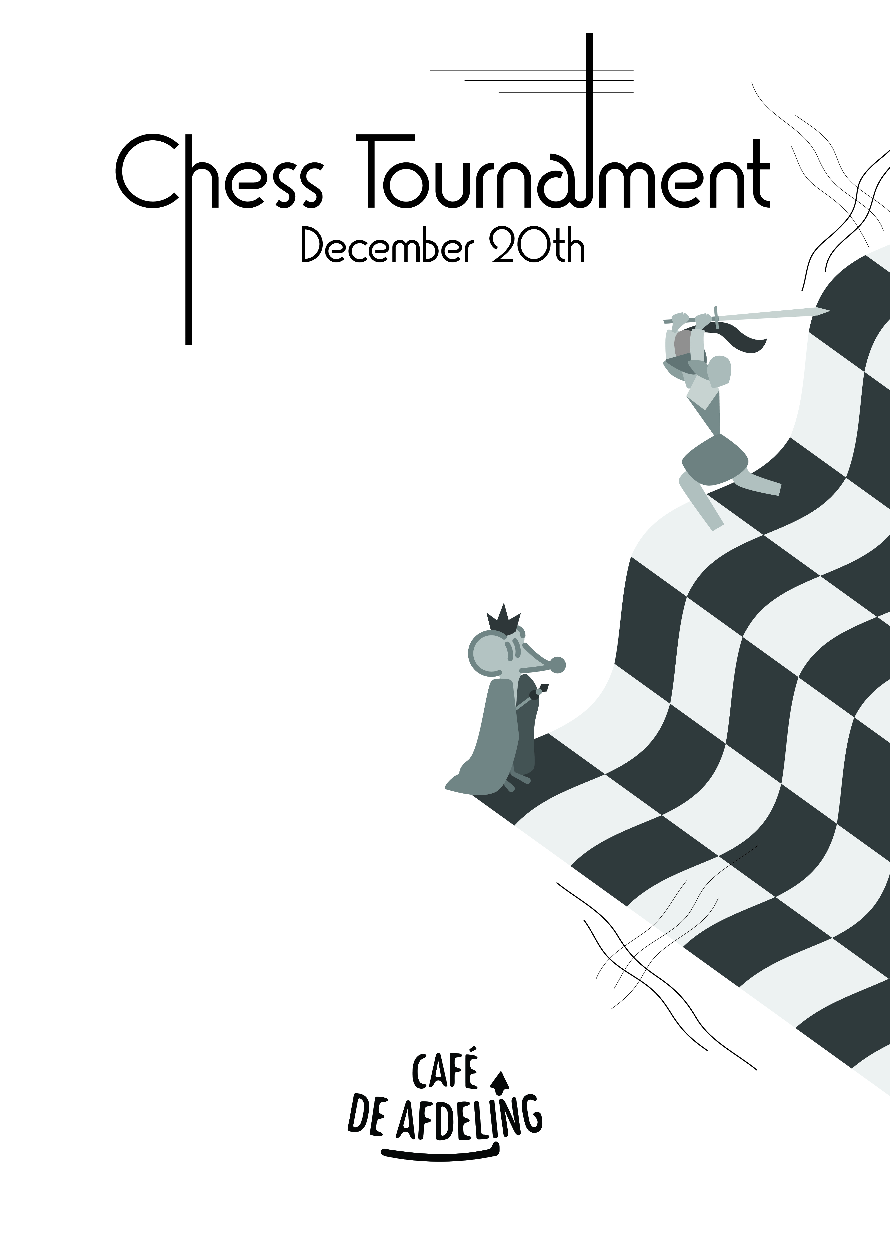 Chess tournament poster