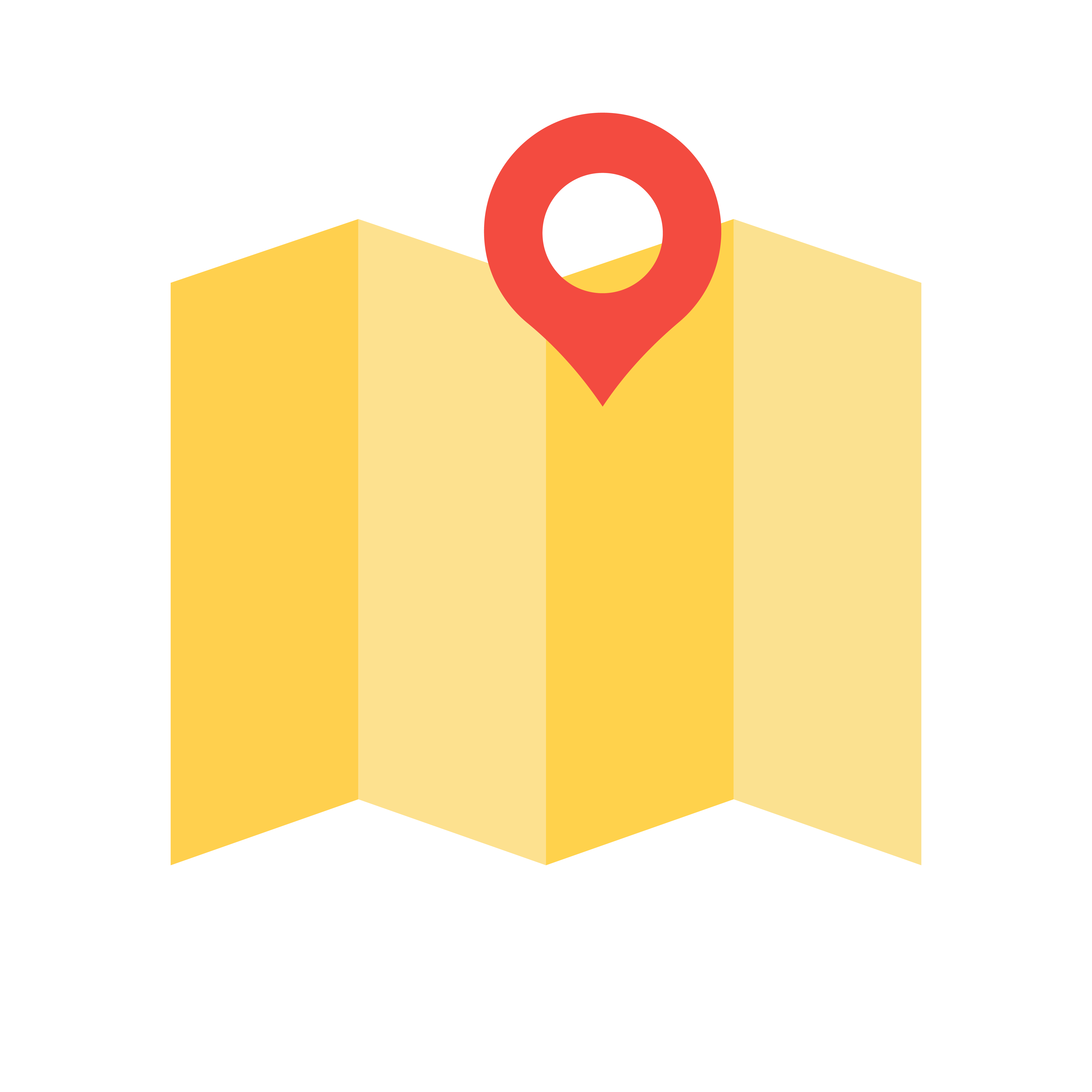 Icon of a map